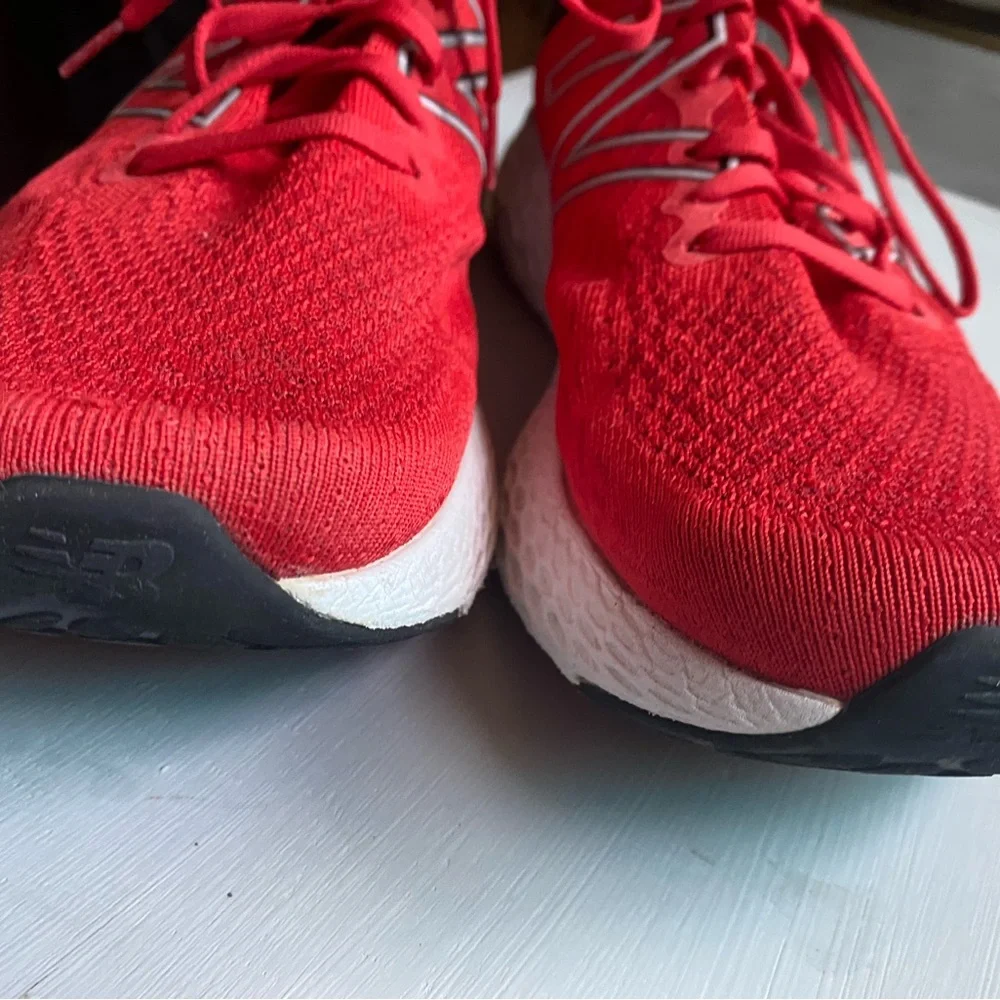 New Balance Red Athletic Shoes - Picture 3 of 4